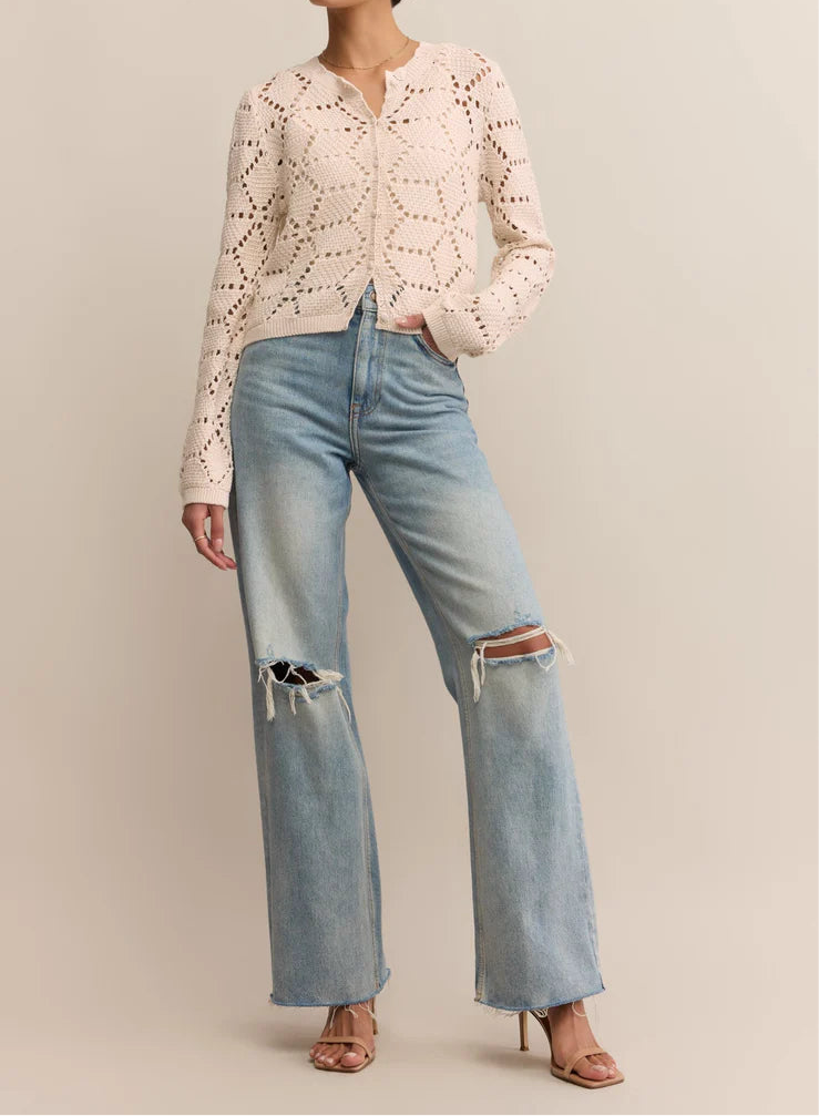 Z Supply Rosalyn Diamond Sweater Cardigan