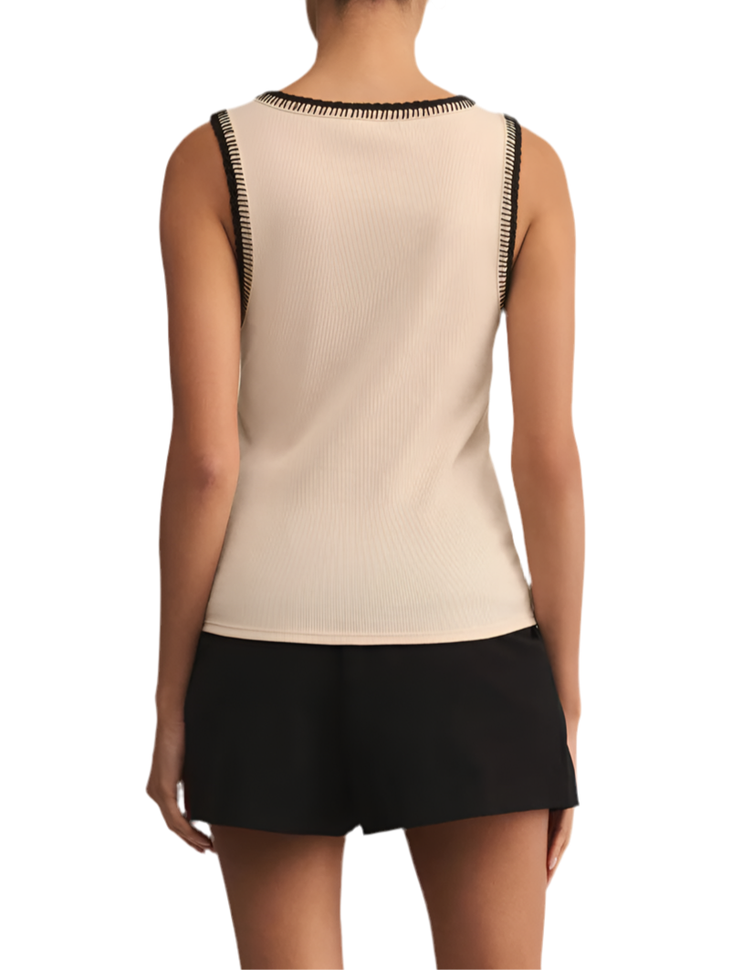 Z Supply Social Whipstitch Tank