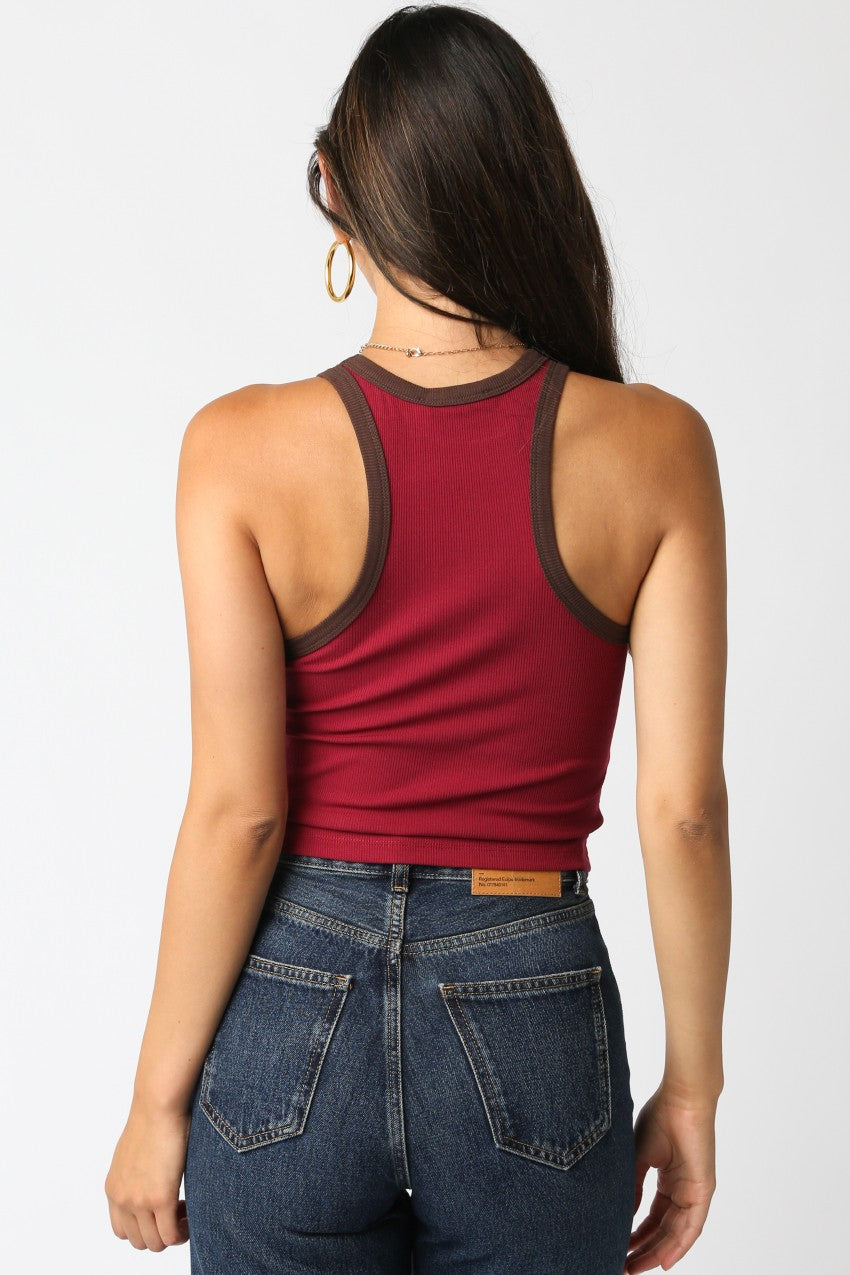 Hana Sleeveless High Halter Neck Top
