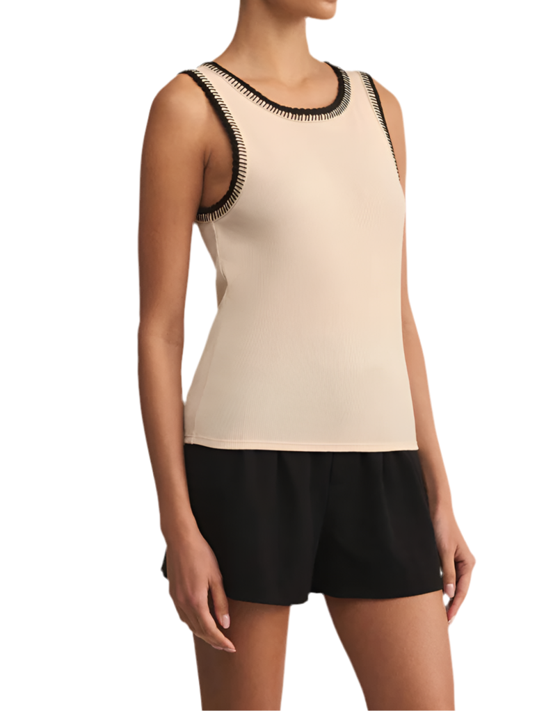 Z Supply Social Whipstitch Tank