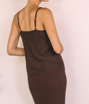 Kat Mesh Double Strap Cami Top