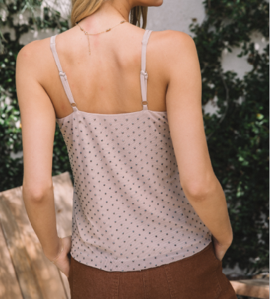 Kat Mesh Double Strap Cami Top