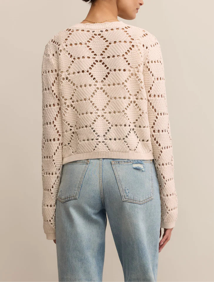 Z Supply Rosalyn Diamond Sweater Cardigan