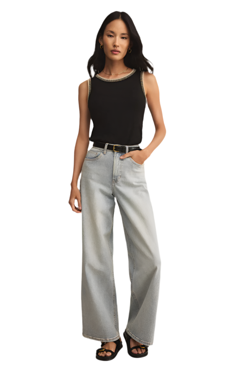 Z Supply Social Whipstitch Tank