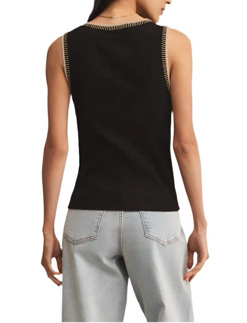 Z Supply Social Whipstitch Tank