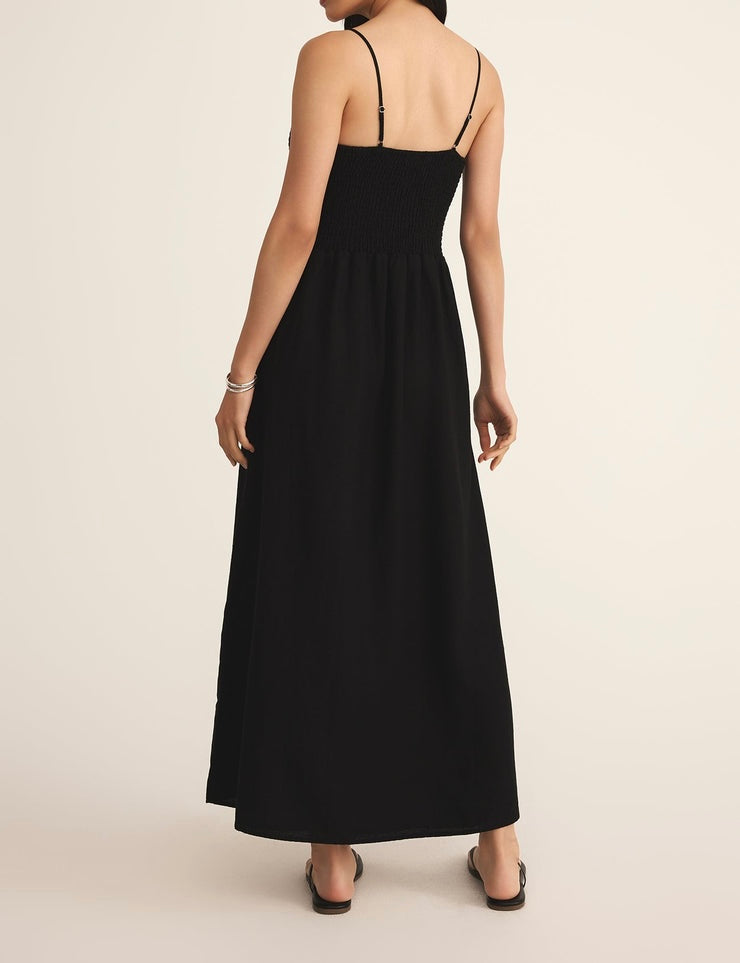 Bayside Linen Maxi Dress