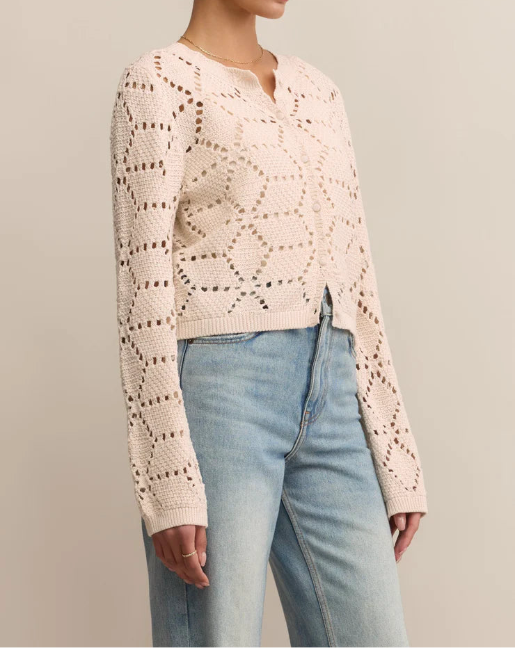 Z Supply Rosalyn Diamond Sweater Cardigan