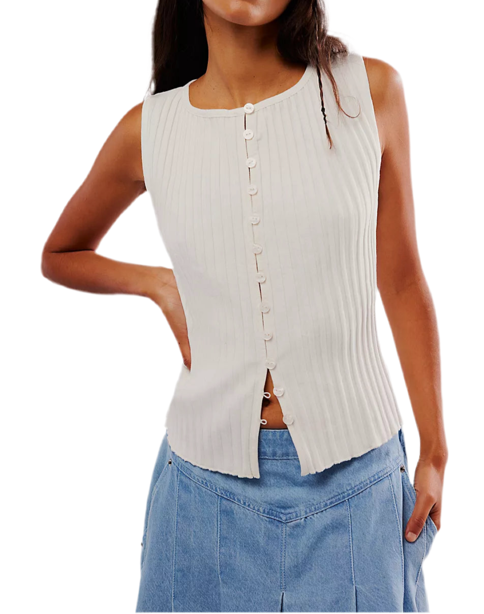 Free People Sleeveless Tilly Vest Top