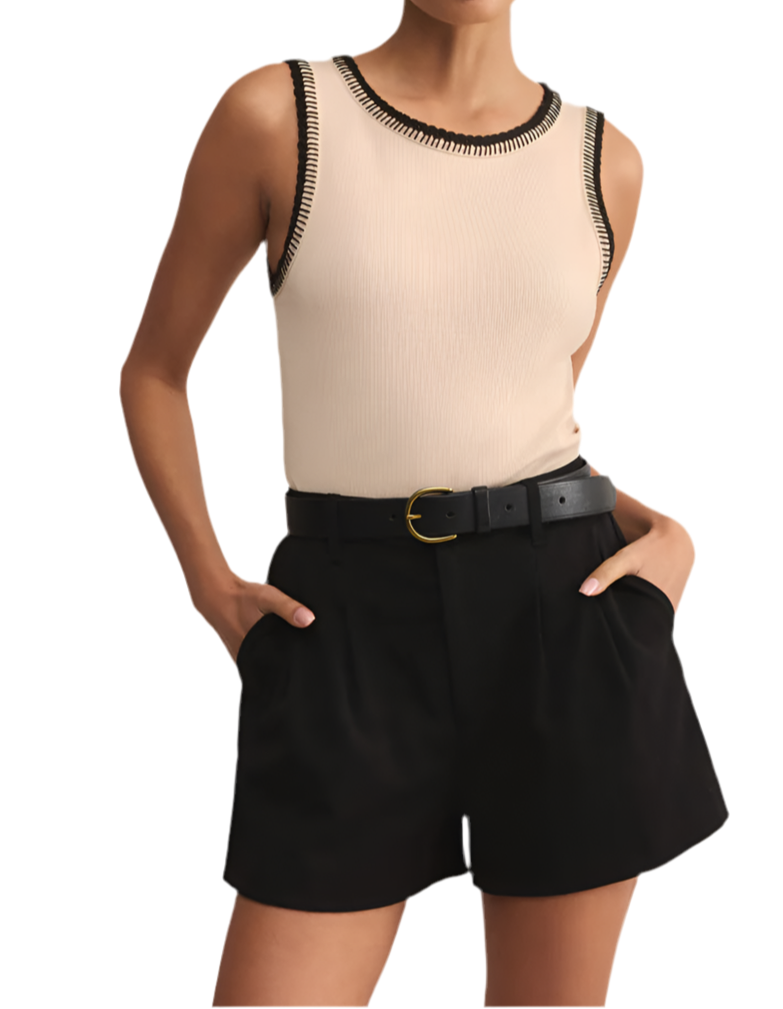 Z Supply Social Whipstitch Tank