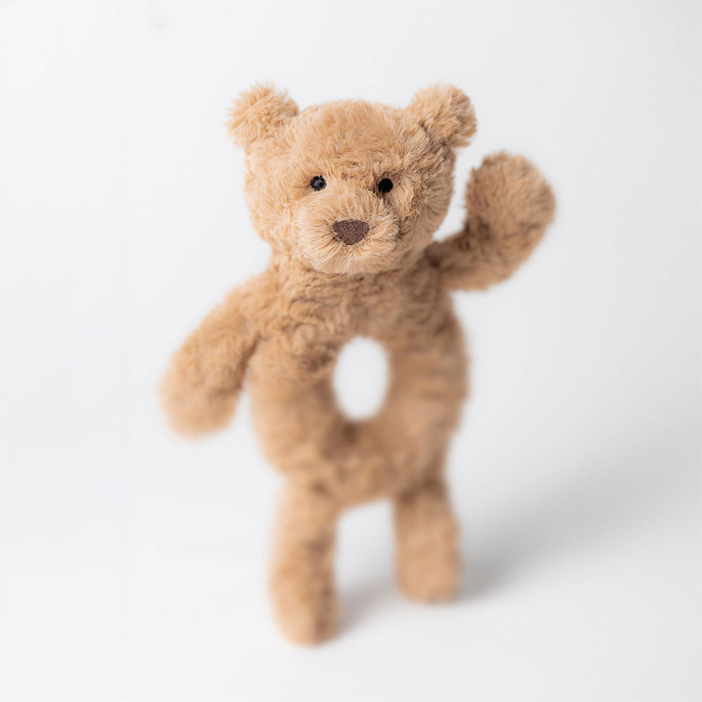 Bartholomew Bear Ring Rattle by Jellycat