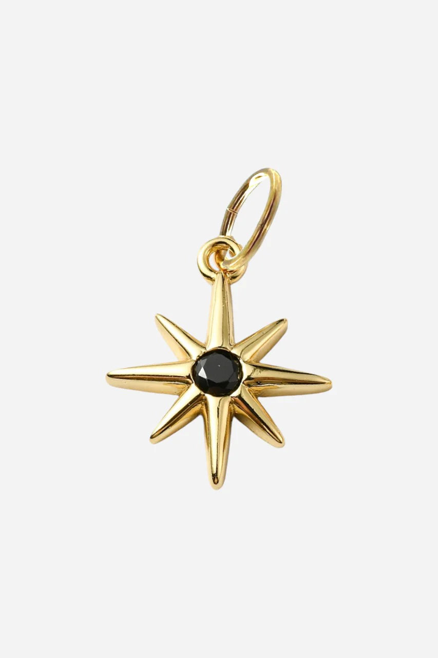 black gem sun burst Charm
