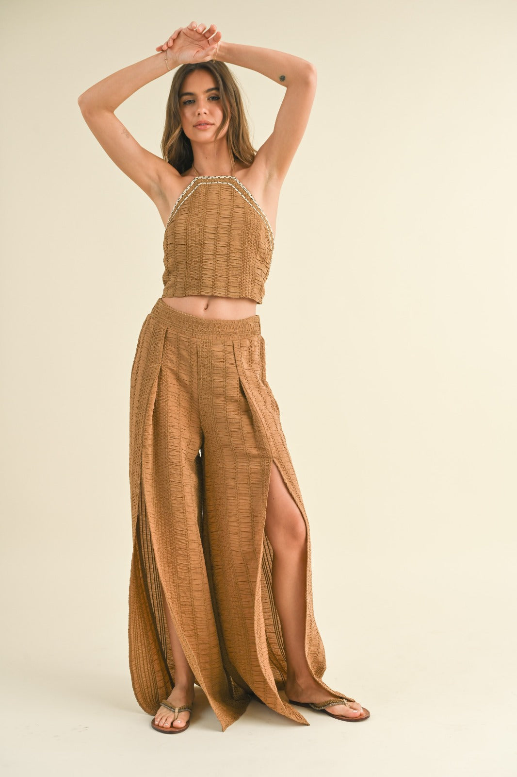 Tara Weaved Halter Tank Top