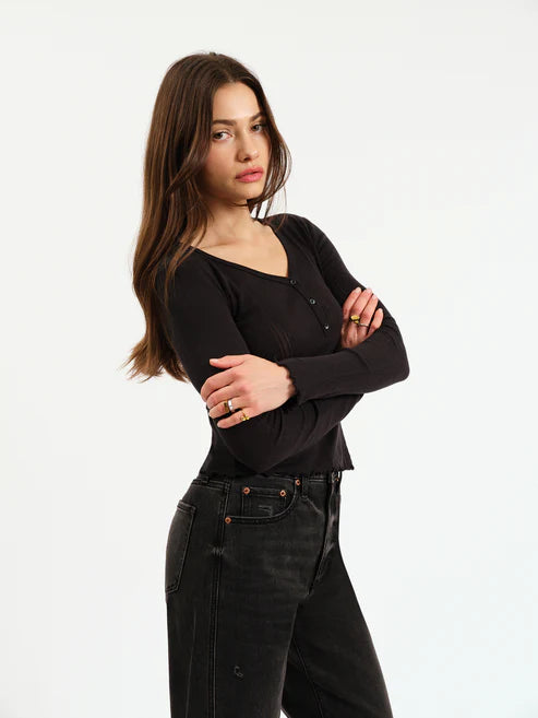 DAZE The Bunny Everday Pointelle Henley