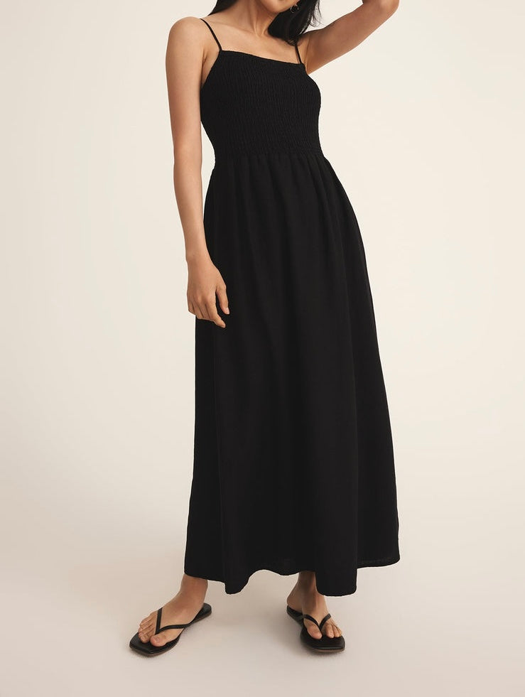 Bayside Linen Maxi Dress