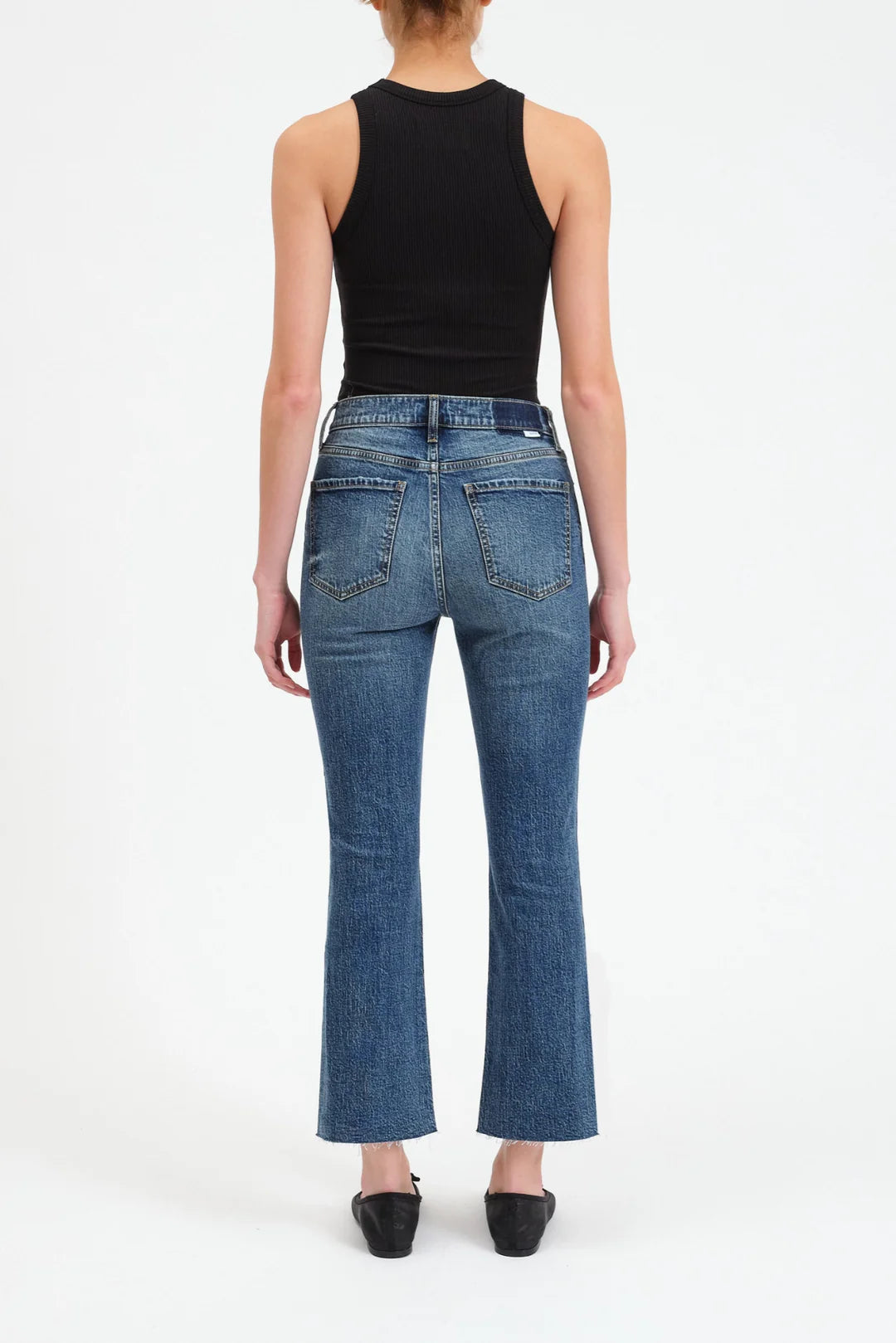 Daze Denim Shy Girl Crop Flare Socialite Vintage