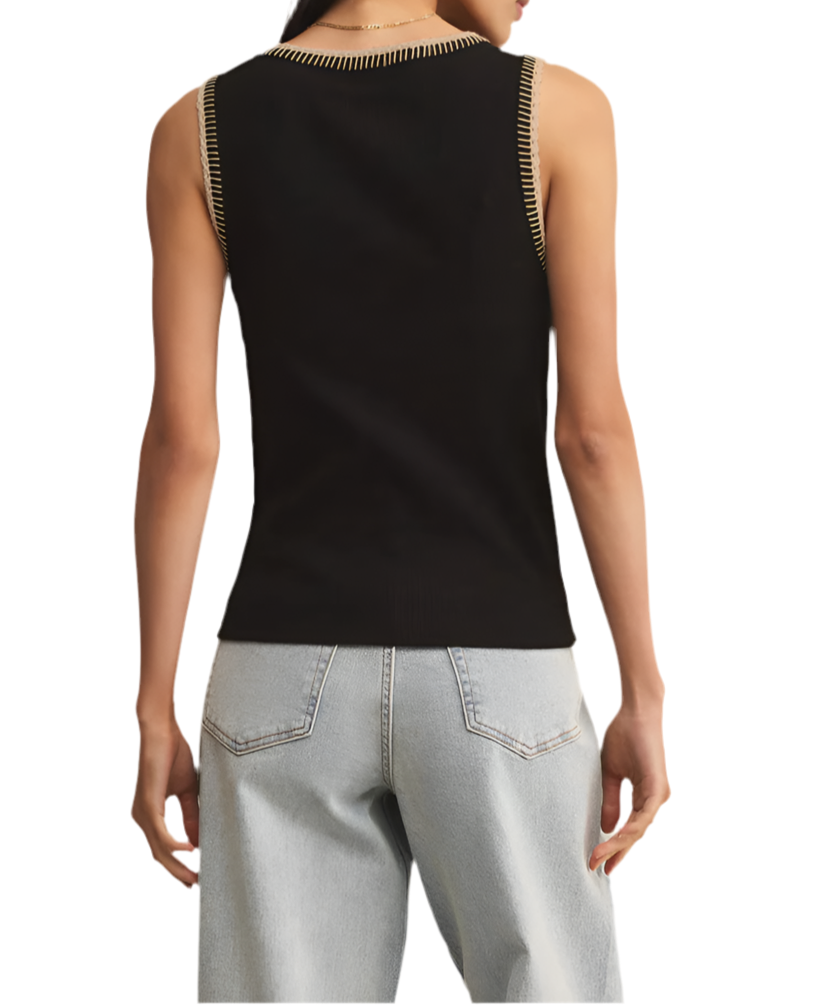 Z Supply Social Whipstitch Tank