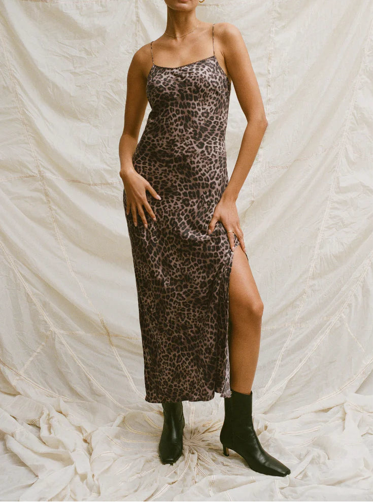 Z Supply Cielo Leopard Midi Dress