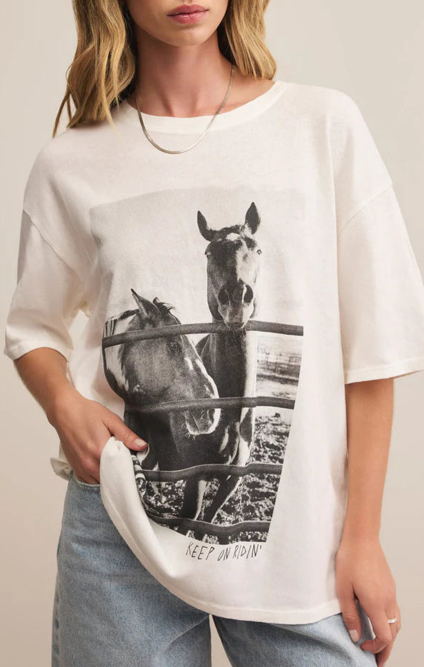 Keep Ridin So Cal Oversized Tee by Z Supply