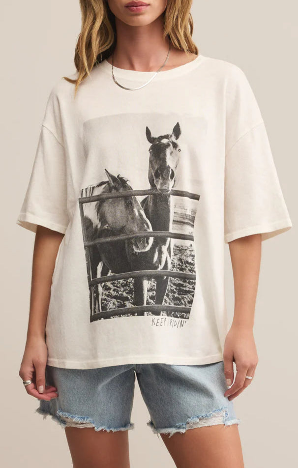 Keep Ridin So Cal Oversized Tee by Z Supply