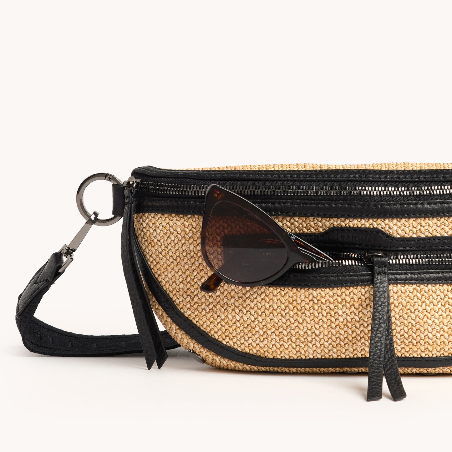 Charles Crossbody Med Chaparral Raffia By Hammit