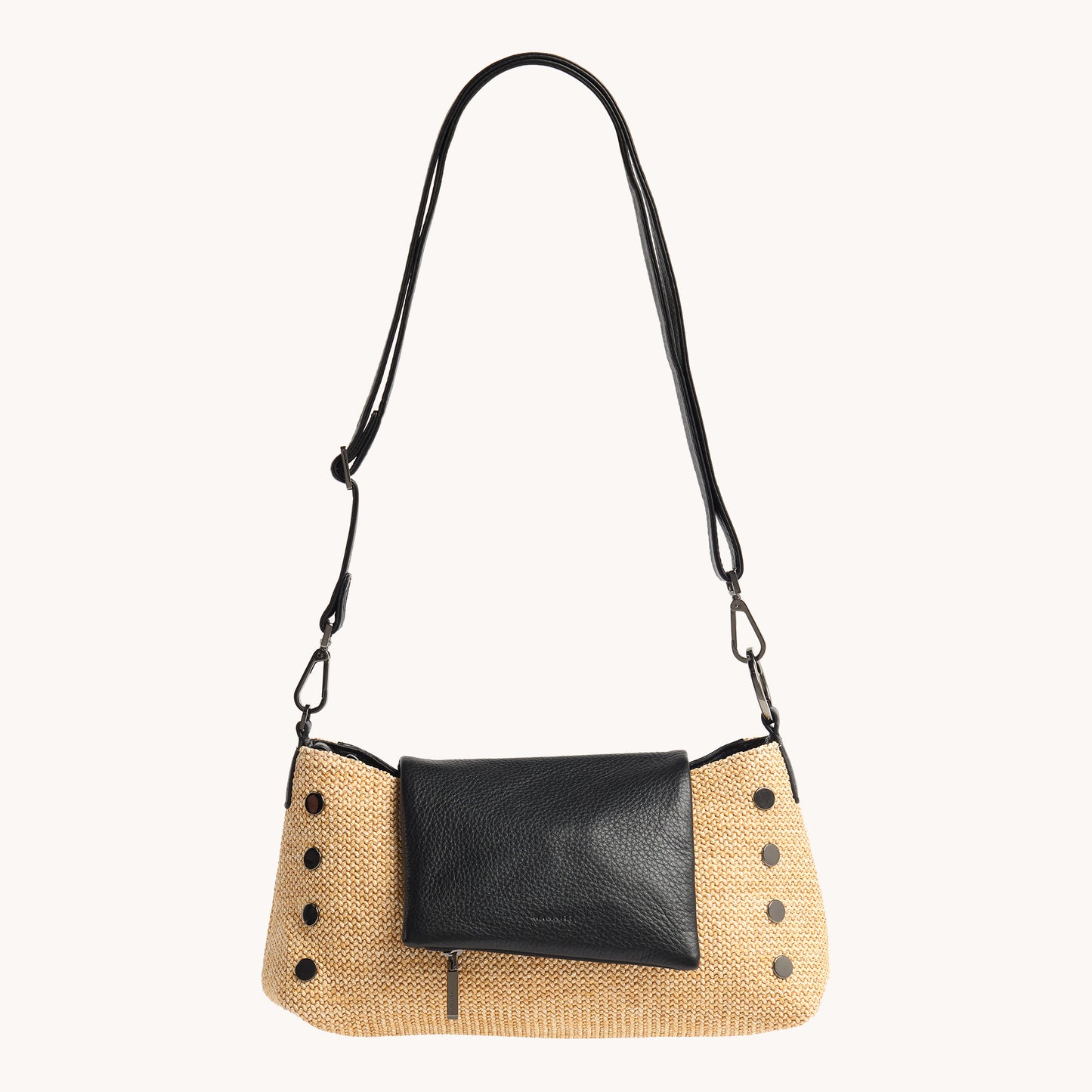 VIP Satchel by Hammitt Chaparral Raffia Gunmetal