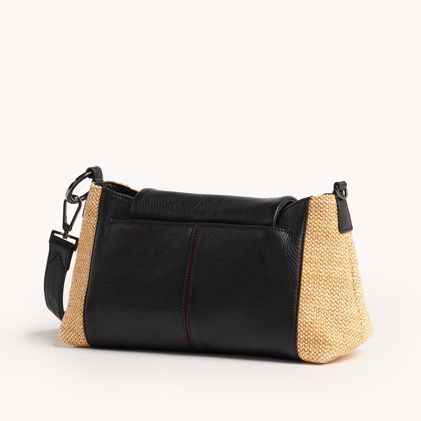 VIP Satchel by Hammitt Chaparral Raffia Gunmetal