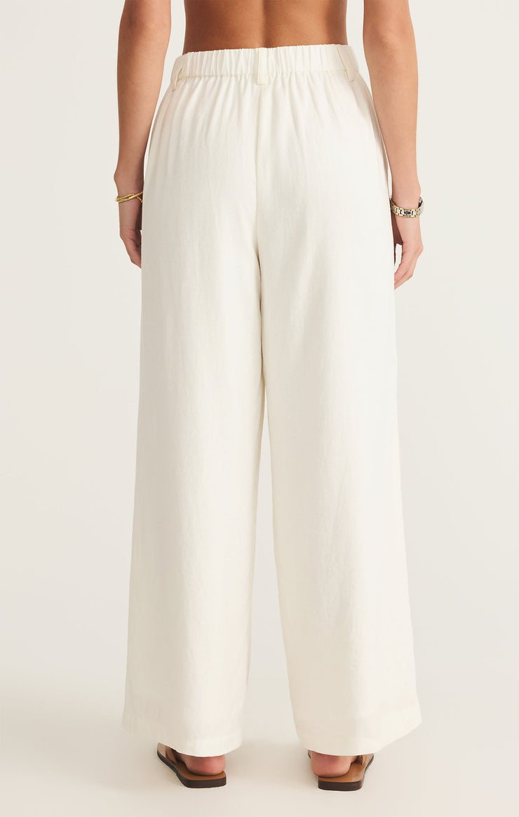 Topanga Wide Leg Linen Pant