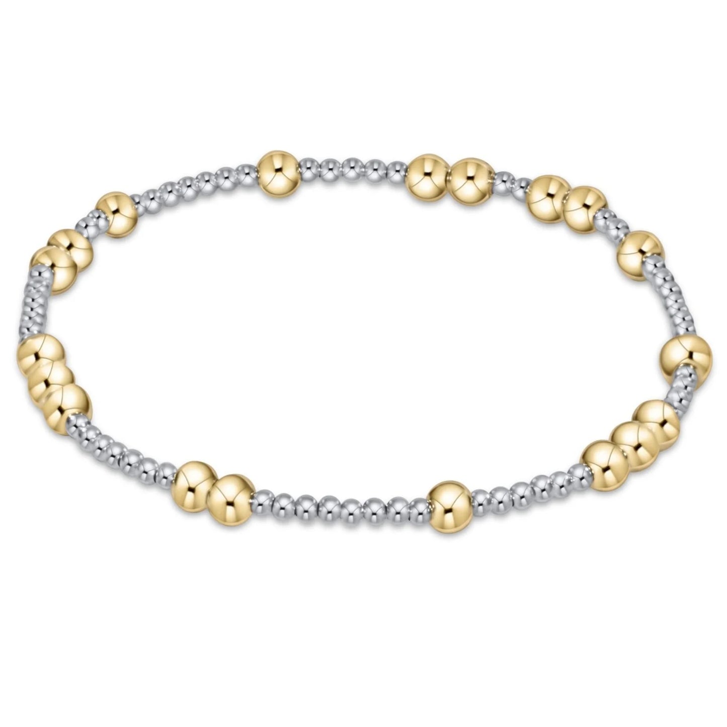 hope unwritten 4mm bracelet - mixed metal by enewton