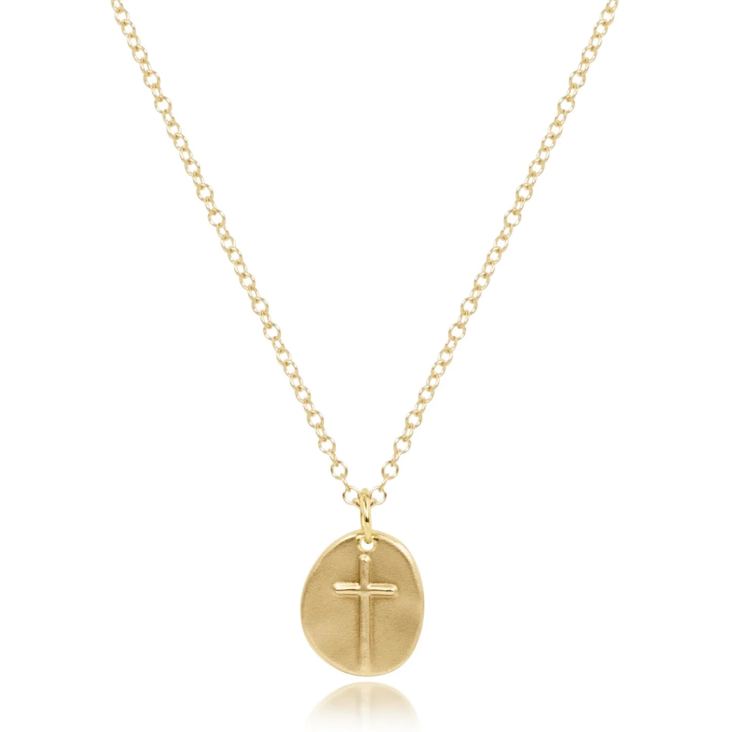 16" necklace gold - inspire small gold charm by enewton