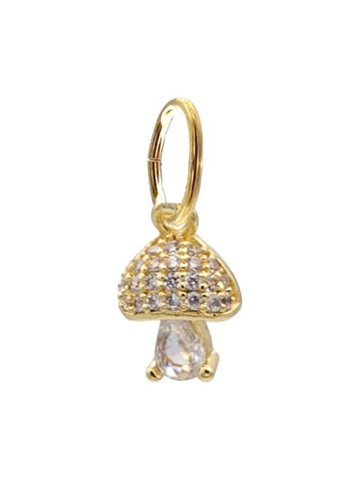 Mushroom CZ Charm