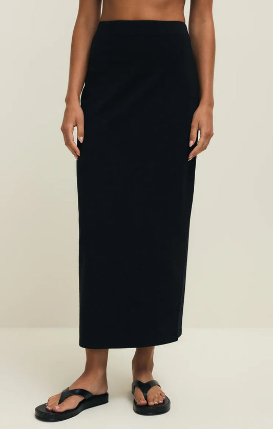 Z Supply | Gail Midi Skirt- True Black