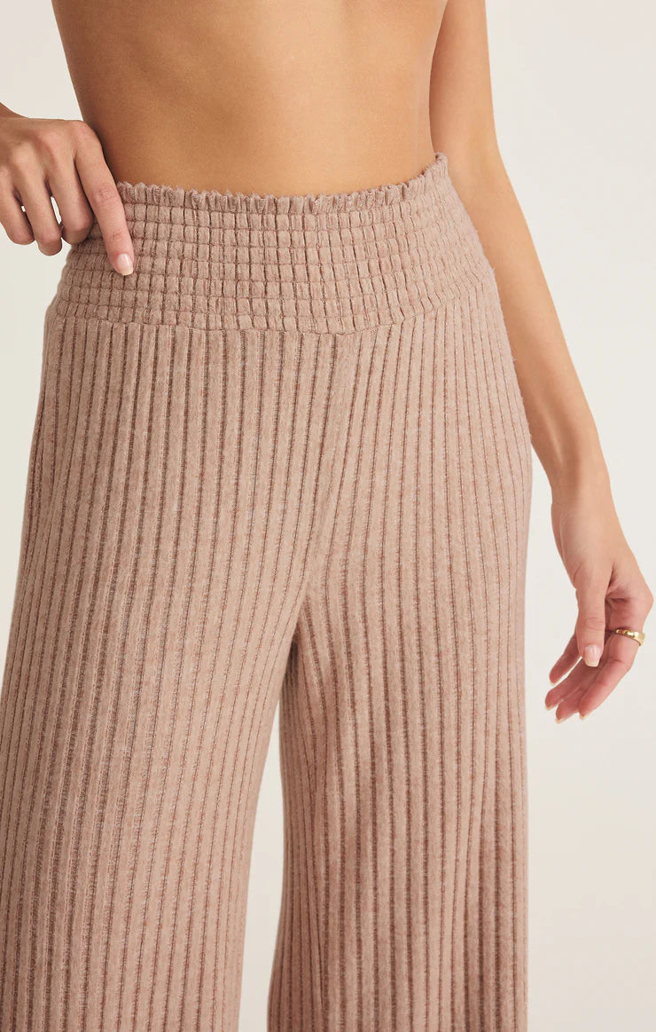 Dawn Smocked Rib Pant by Z Supply