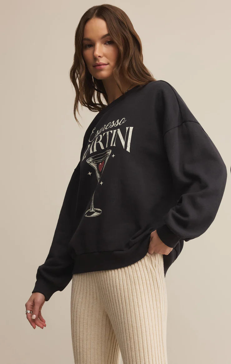 Z Supply Oversized Espresso Martini Sweatshirt