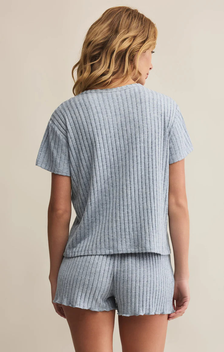 Z Supply Kara Rib Short Sleeve Tee