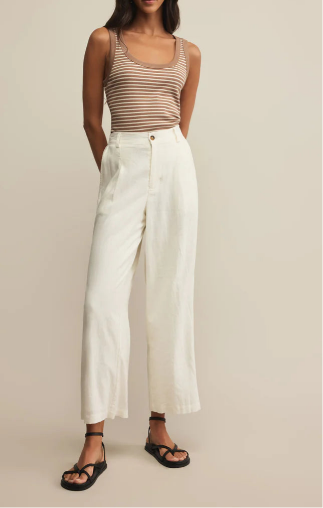 Elin Stripe Rib Tank by Z Supply