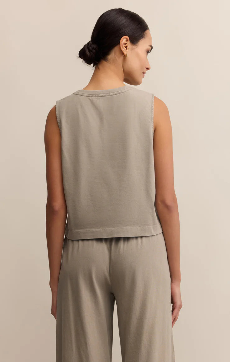 Z Supply Sloane Cotton Jersey Tank Retreat