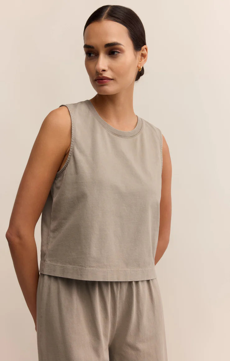 Z Supply Sloane Cotton Jersey Tank Retreat
