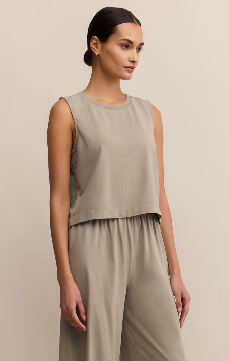 Z Supply Sloane Cotton Jersey Tank Retreat