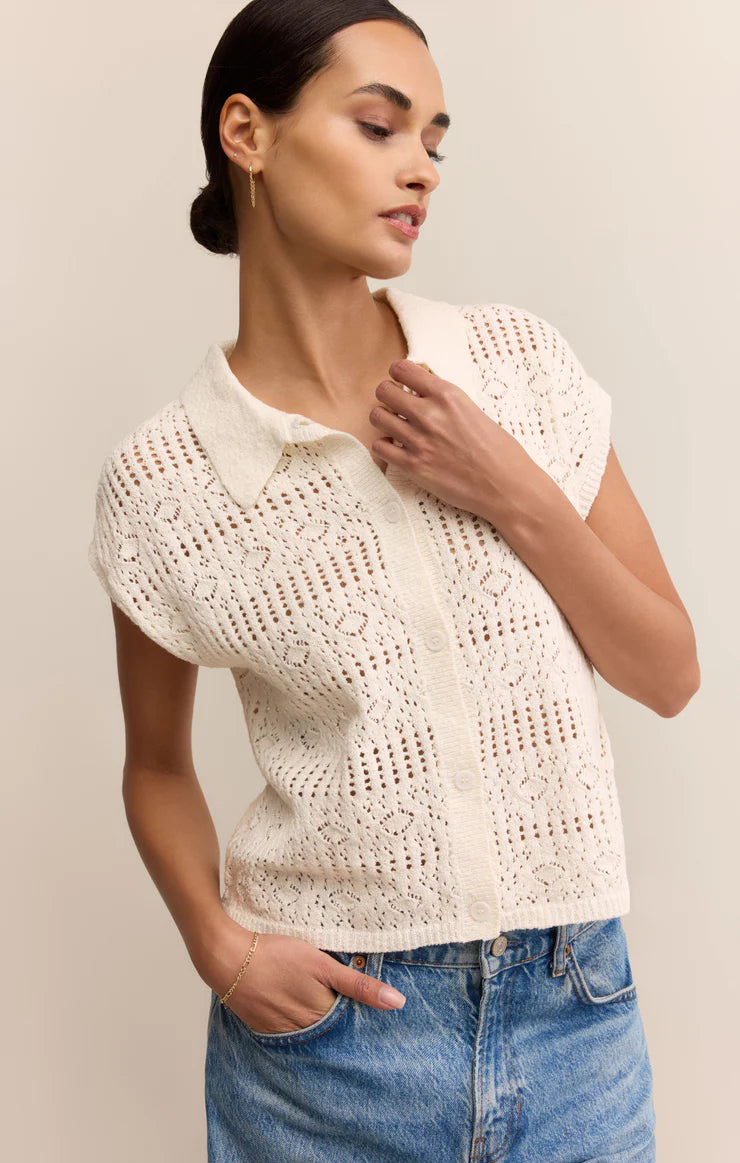 Z Supply Kinsley Cotton Sweater Top