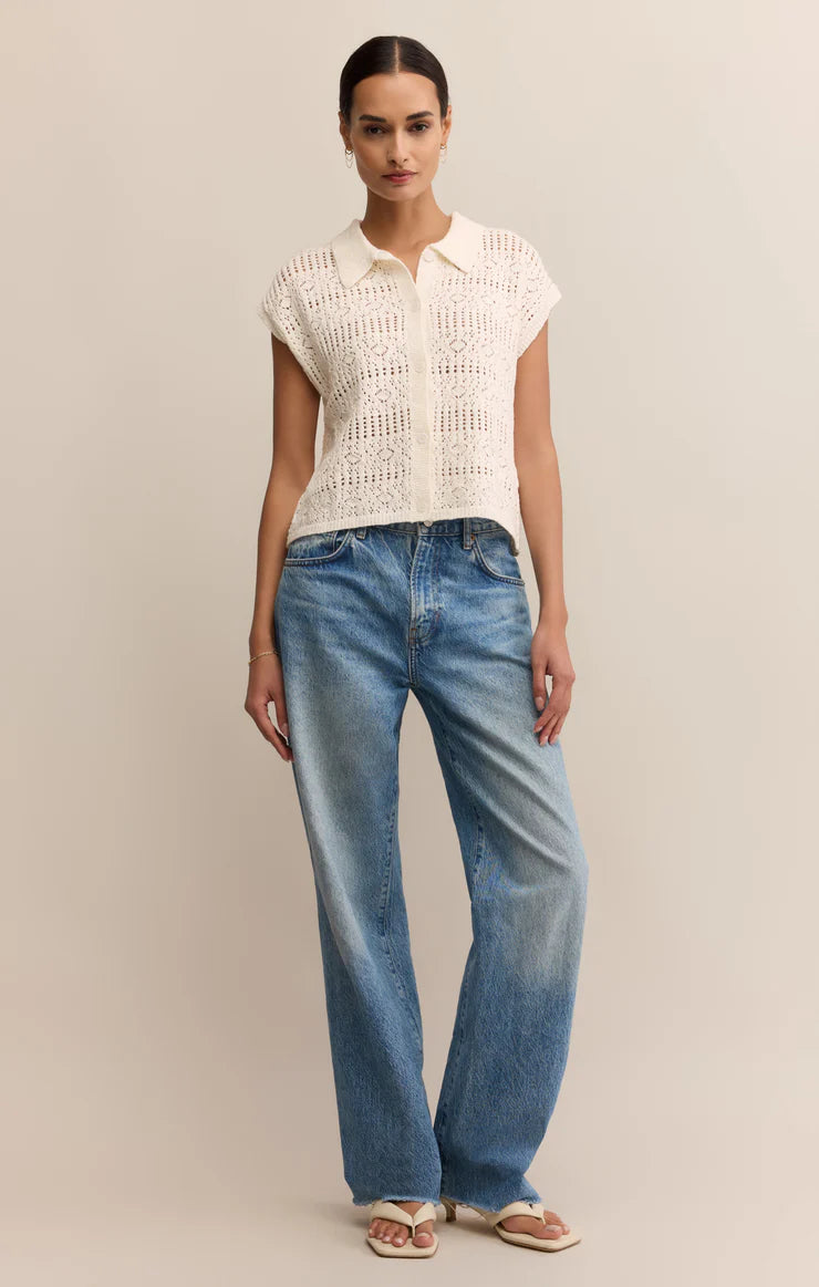 Z Supply Kinsley Cotton Sweater Top