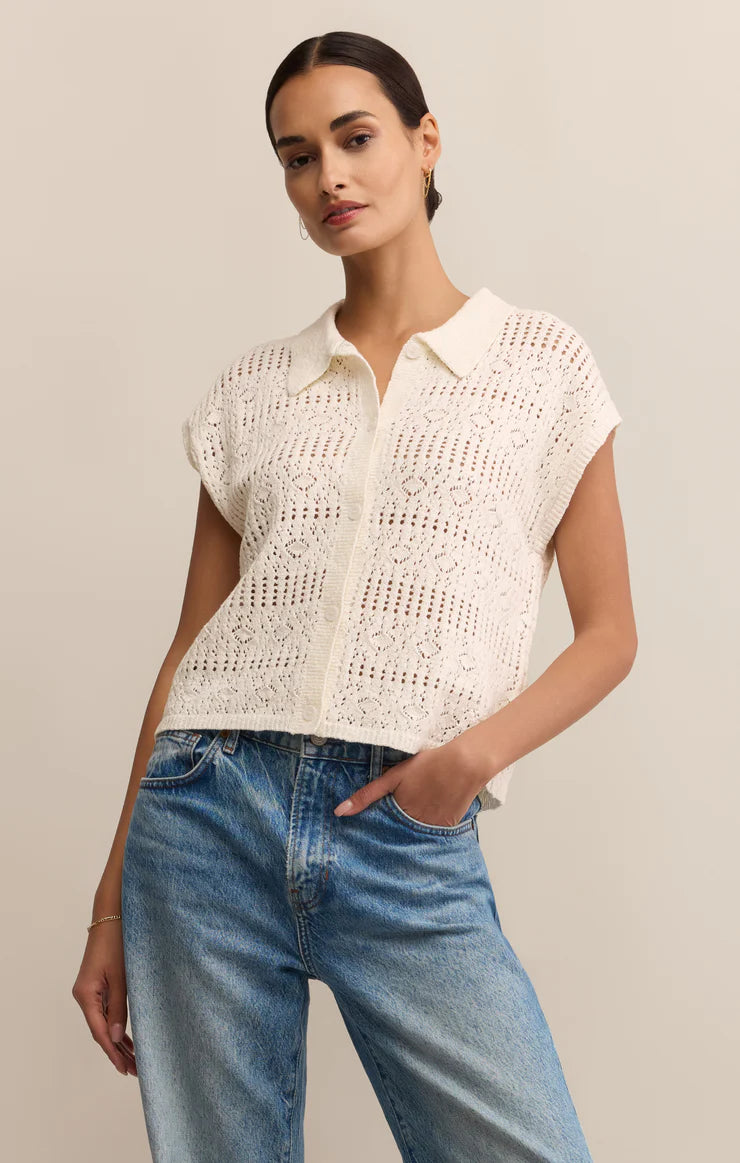 Z Supply Kinsley Cotton Sweater Top