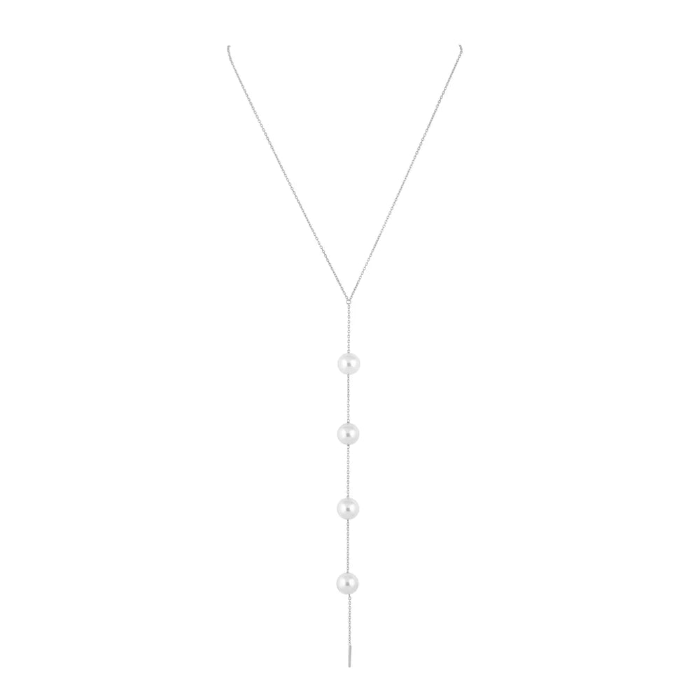 Cindy Pearl Lariat Necklace