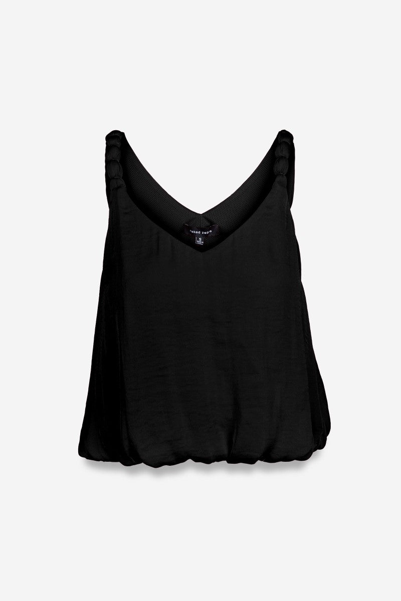 Lynn Billowy Strap Accent Tank Top