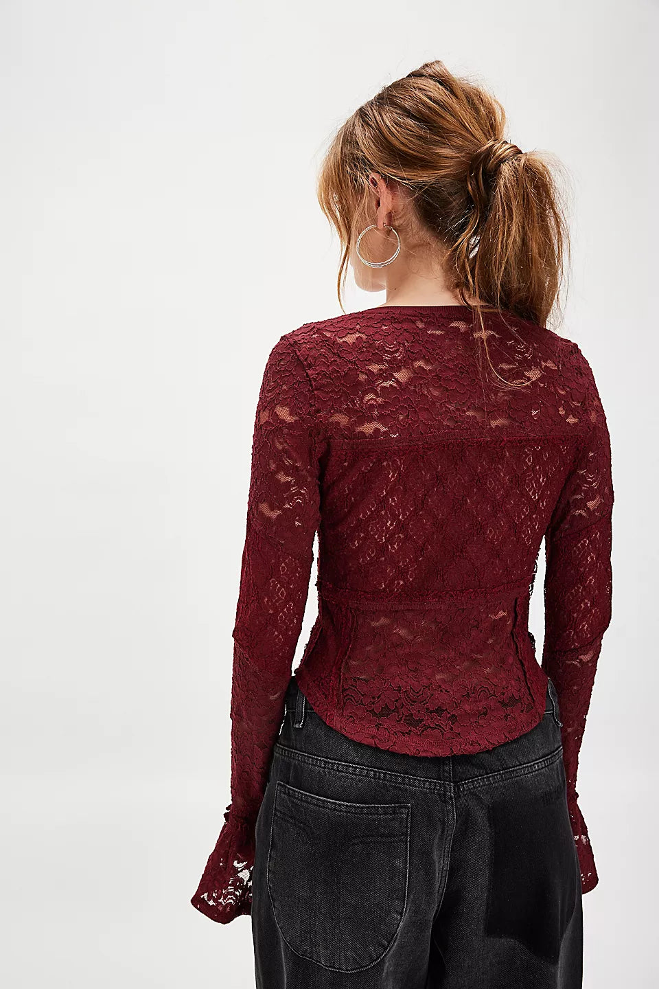 Free People | Lace Layering Long Sleeve