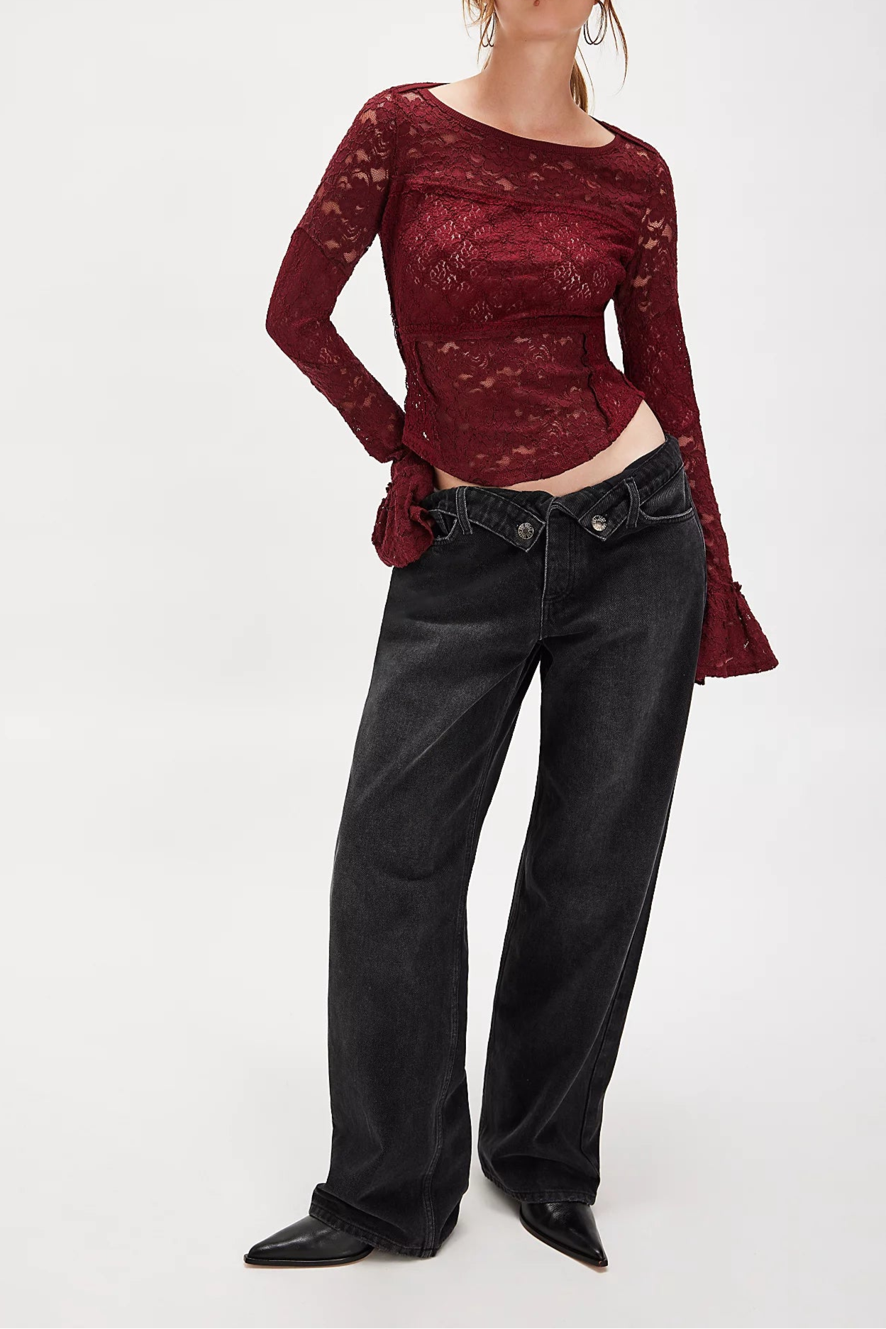 Free People | Lace Layering Long Sleeve