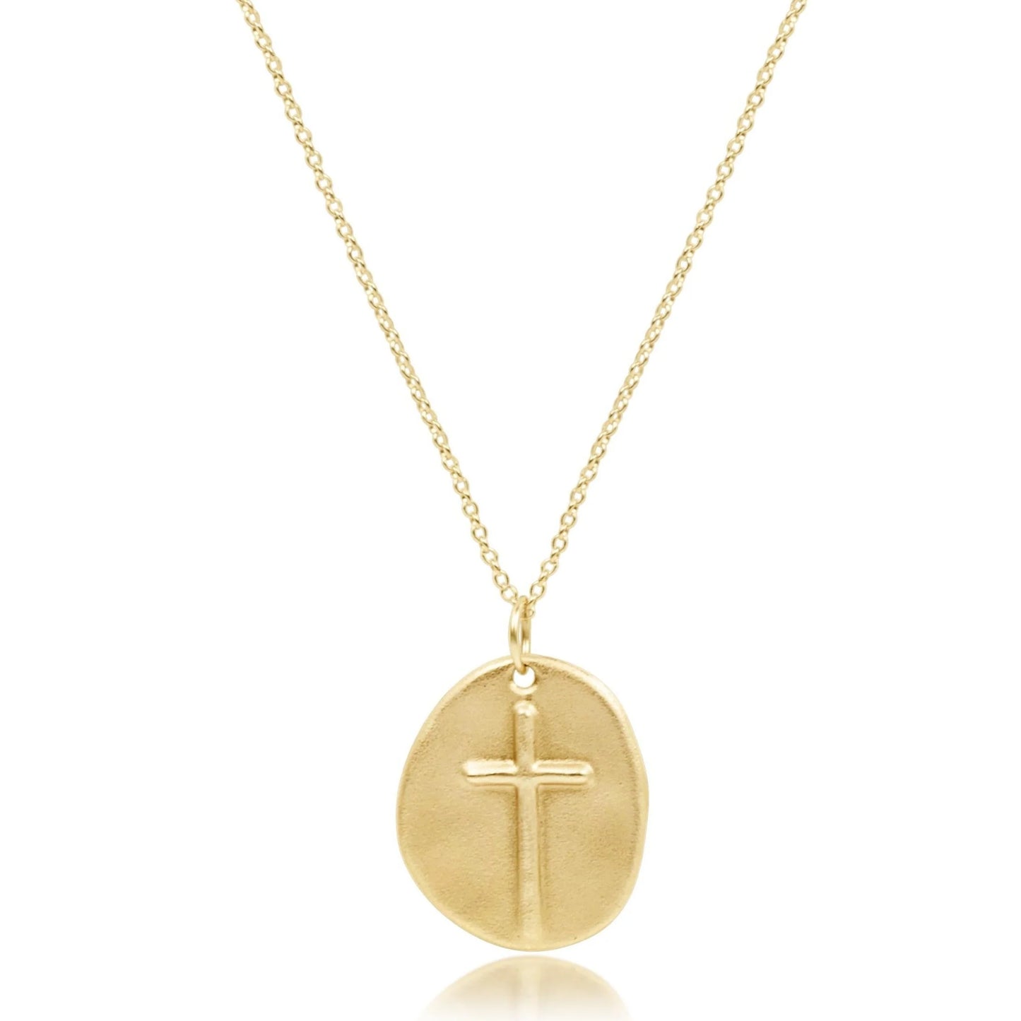 16" necklace gold - inspire gold charm by enewton