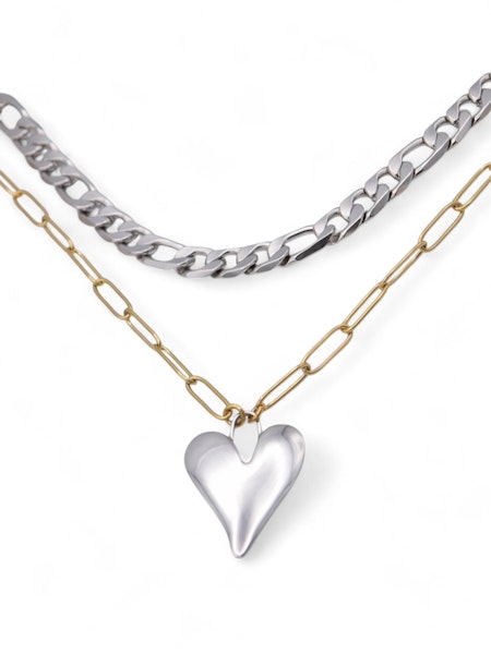 Carmela 2 Tone Necklace