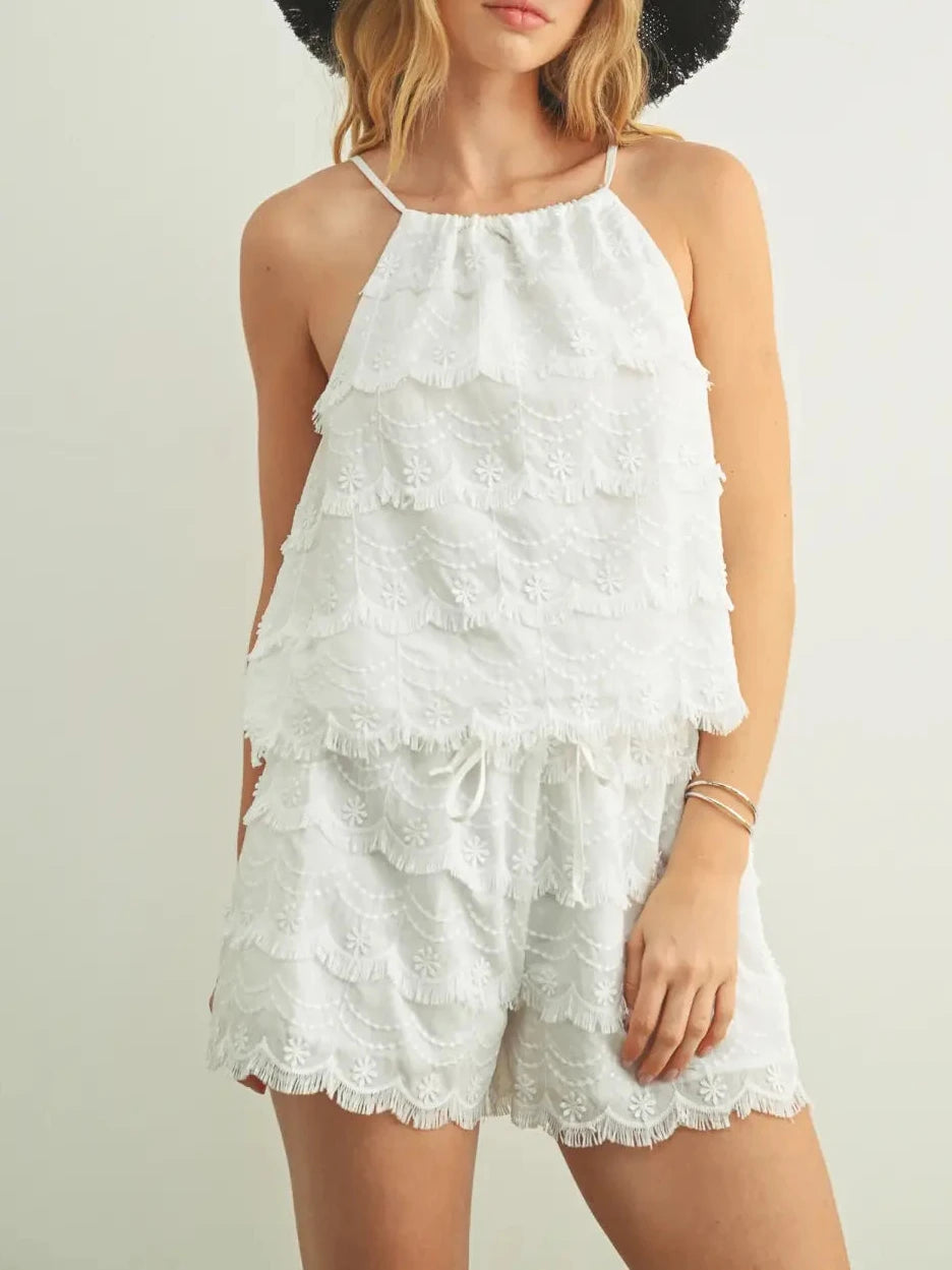 Hazel Tassel Trimmed Shorts