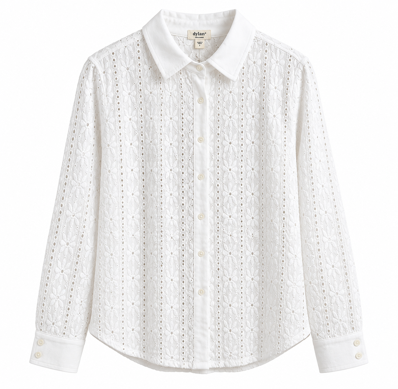 Dylan | Beau Eyelet Button Up Shirt