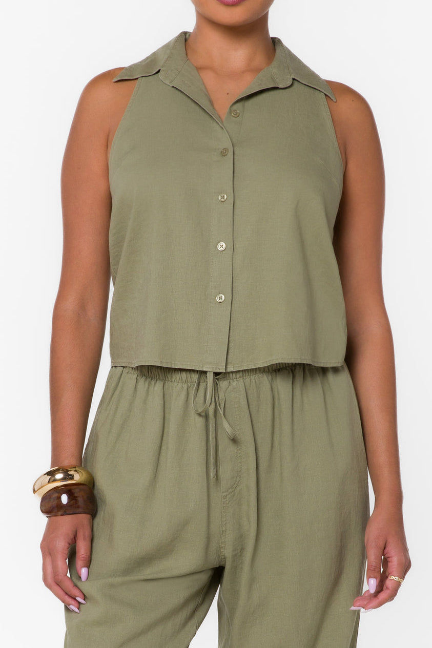 Velvet Heart | Roselle Olive Top